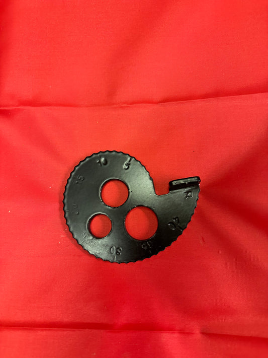 Right Chain Adjustment (snail cam adjuster)